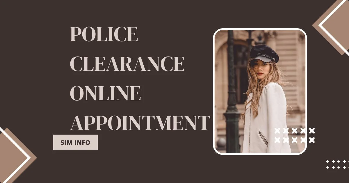 Police Clearance Online Appointment