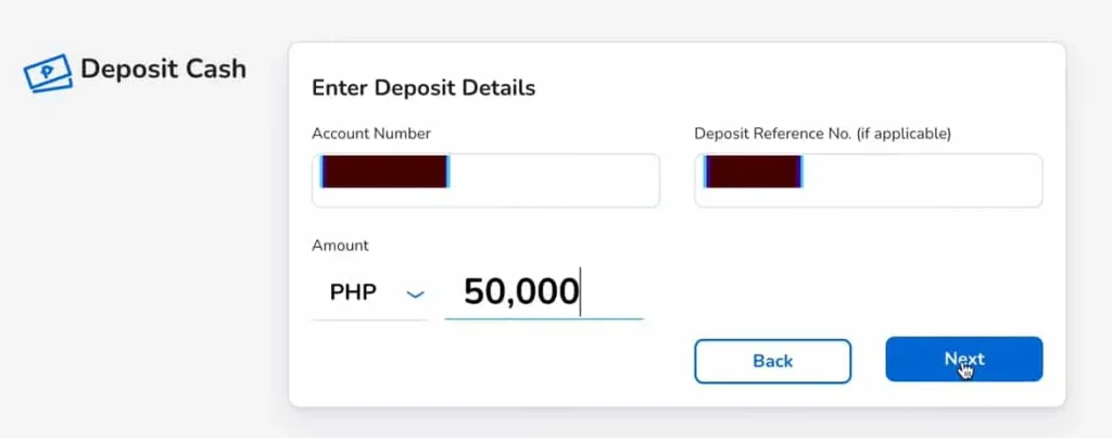 BDO Online Appointment For Deposit Cash